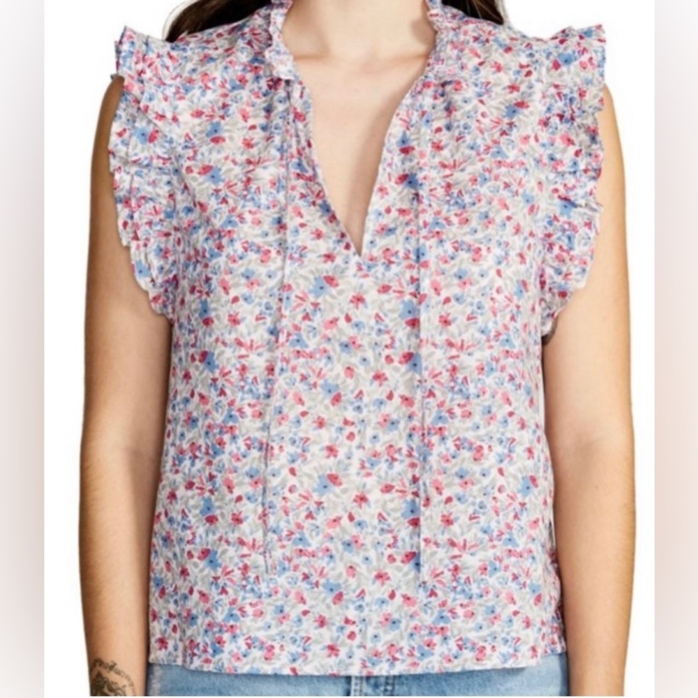 BB Dakota Steve Madden ruffled sleeves top